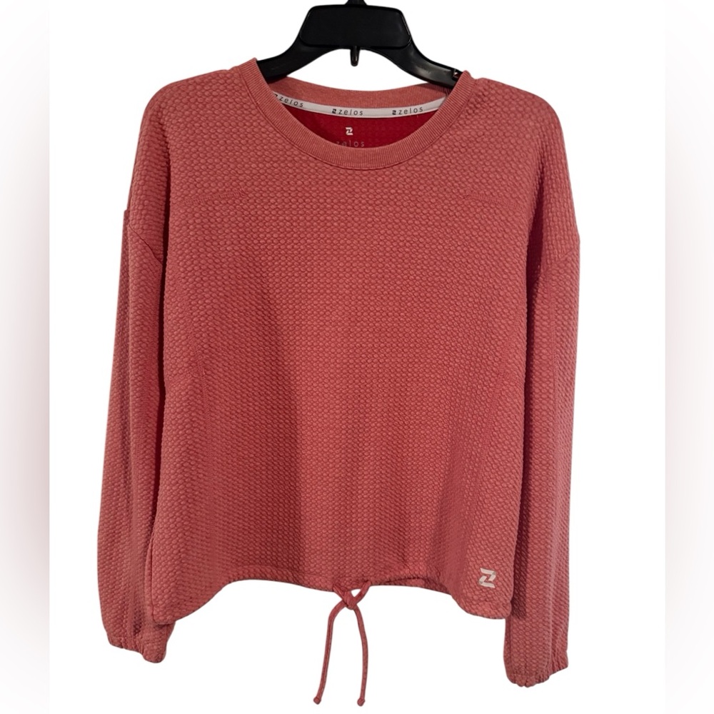 ZELOS Coral Textured Women's Sweatshirt size small
New no tags